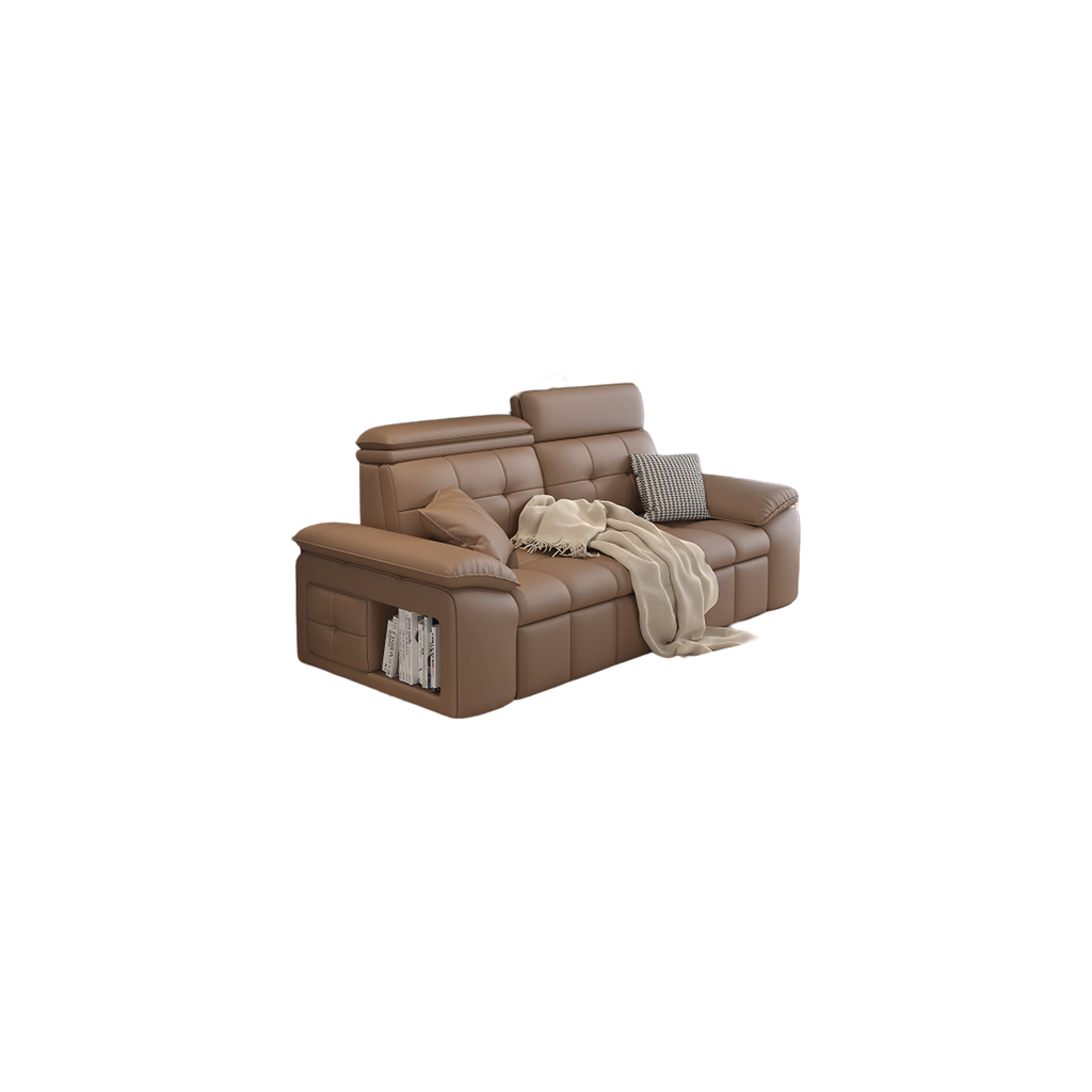 ANJU 212cm Sofa Pull Bed with Storage Armrests for Living Room