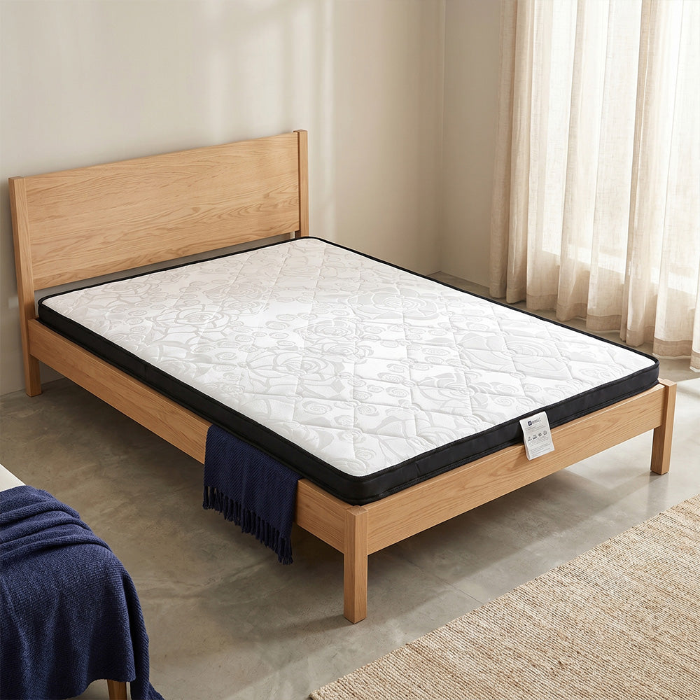 ANJU 8cm foldable mattress on bed in bedroom scene