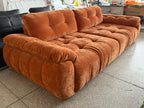 ANJU Button-Tufted Chenille Sofa, Multi-Section, 240–400 cm