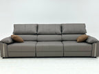 ANJU Electric Slide-Out Seat Sofa with Tilting Headrests, Faux or Top-Grain Leather, 212–420 cm