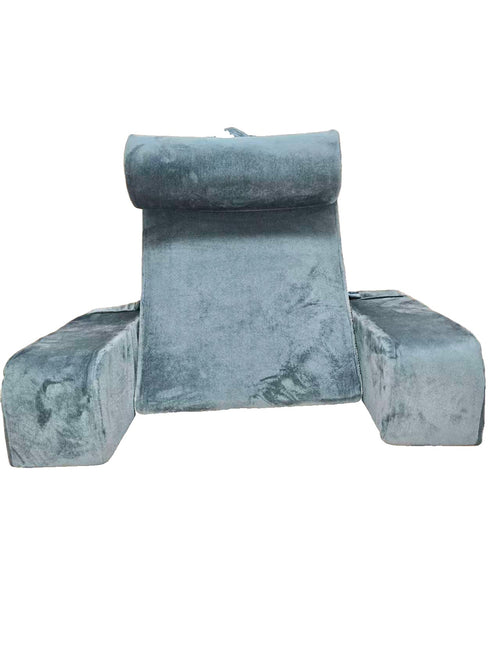 ANJU Reading Pillow for Bed with Arms Back Support Side Pocket