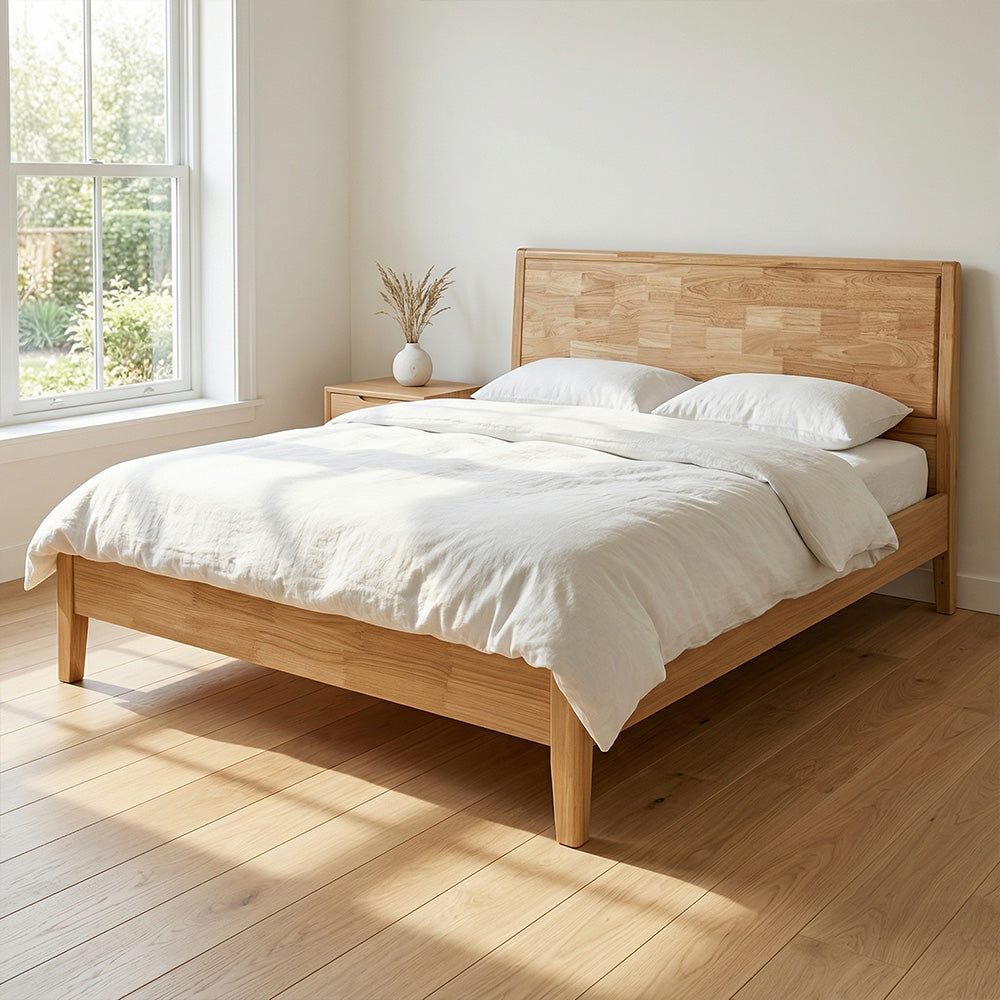 ANJU Tatami Bed Frame with Wide Slat Base for Bedroom