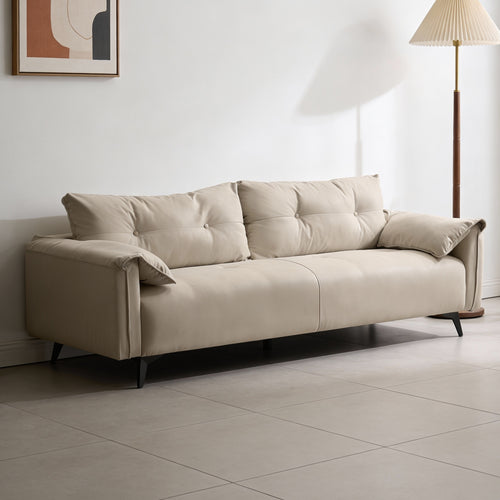 ANJU C18 khaki sofa bed main scene