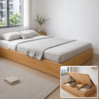 ANJU ZL10 side lift storage bed in bedroom scene