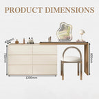 ANJU cream dressing table product dimensions