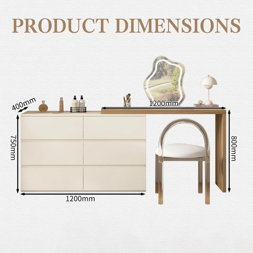 ANJU 912 dressing table product dimensions