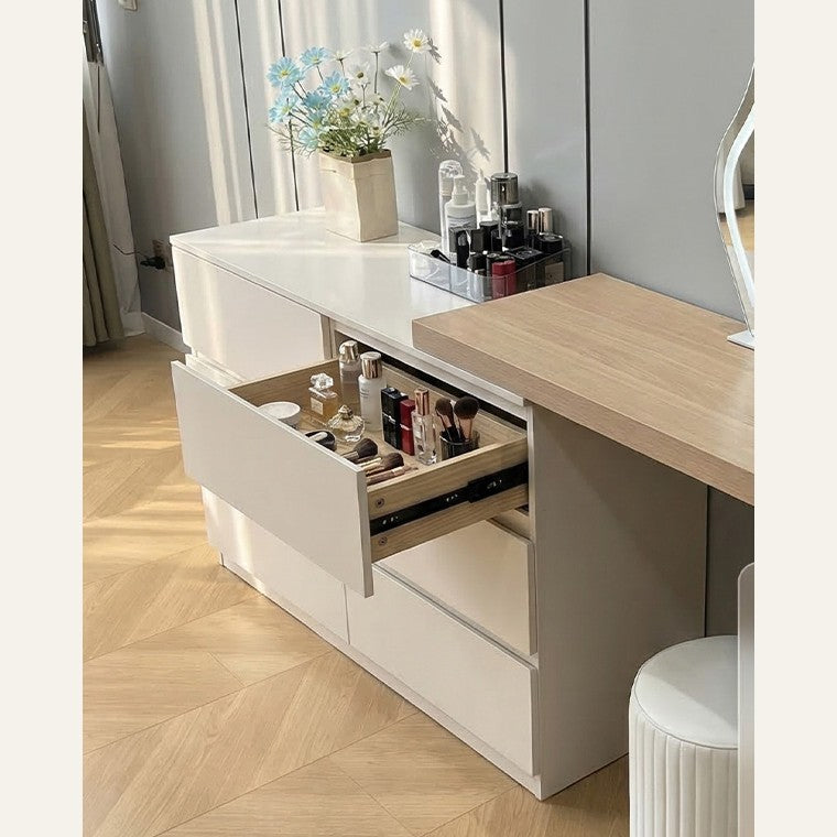 ANJU 912 dressing table open drawer storage detail