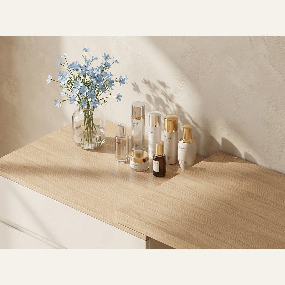 ANJU 912 dressing table side tabletop detail