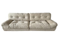 ANJU 965 Cloud sofa khaki front view on white background