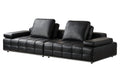 ANJU 985 Lawrence dark gray sofa angle view on white background