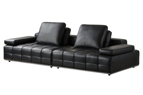ANJU 985 Lawrence dark gray sofa angle view on white background