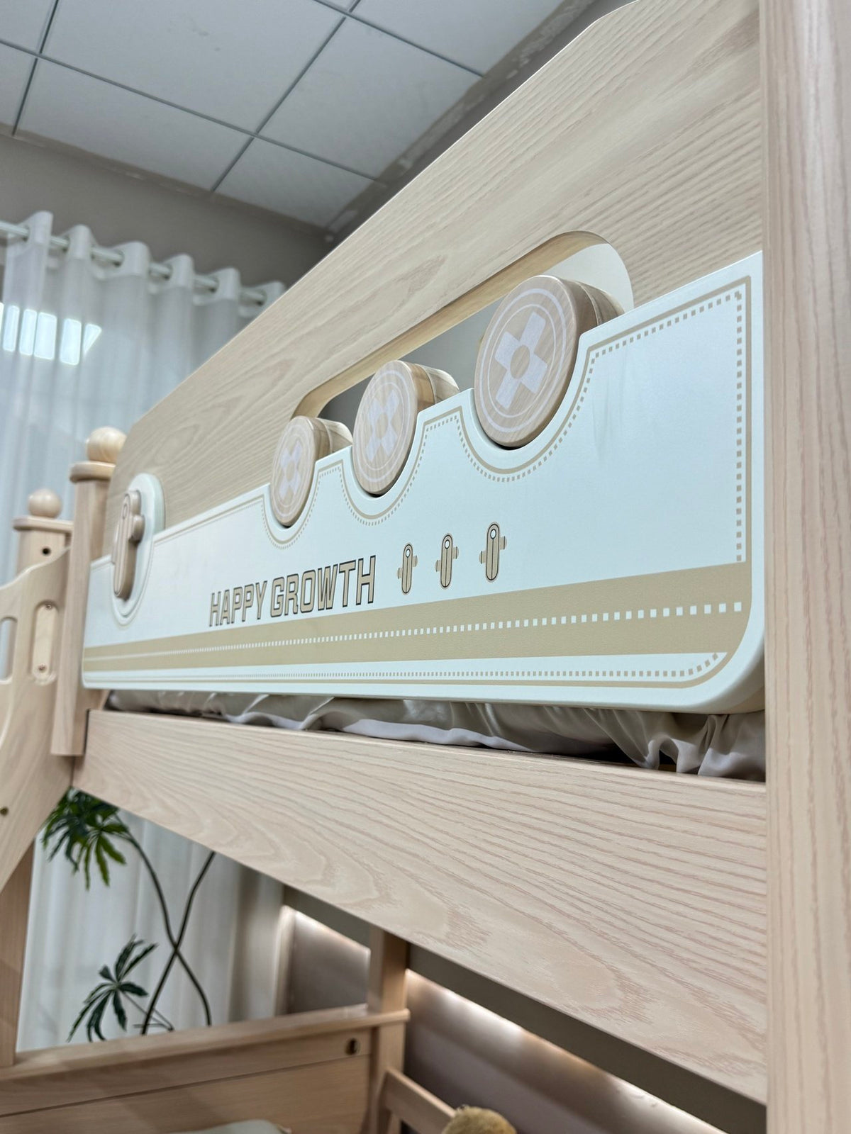 ANJU Arched Wooden Bunk Bed with Optional Storage Stairs