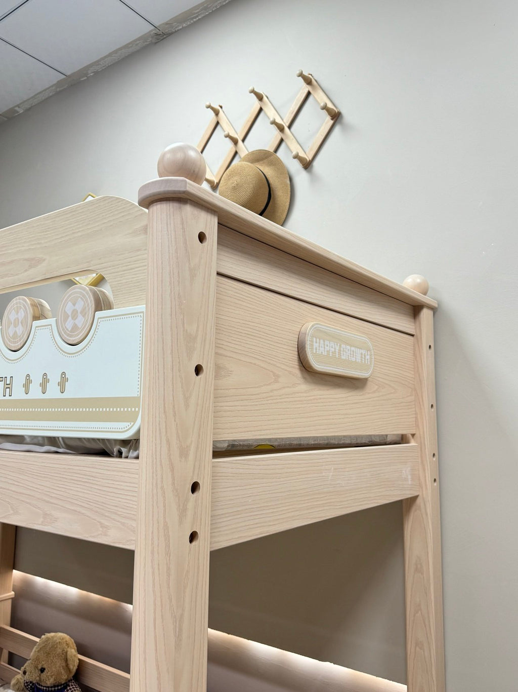 ANJU Arched Wooden Bunk Bed with Optional Storage Stairs