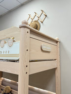 ANJU Arched Wooden Bunk Bed with Optional Storage Stairs