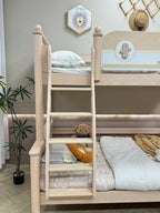 ANJU Arched Wooden Bunk Bed with Optional Storage Stairs