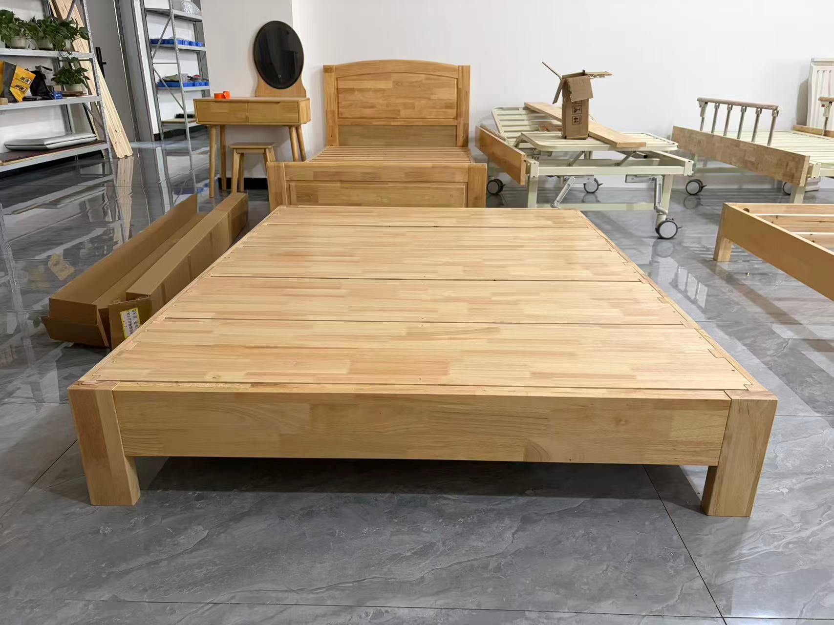 ANJU BD02 bed frame front view real photo
