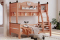 ANJU Bow Wooden Bunk Bed with Optional Storage Stairs