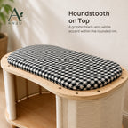 ANJU Cat House and Shoe Bench 60cm with Houndstooth Cushion — view 6