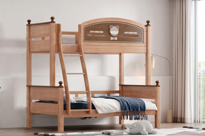 ANJU Gentleman Bear Wooden Bunk Bed