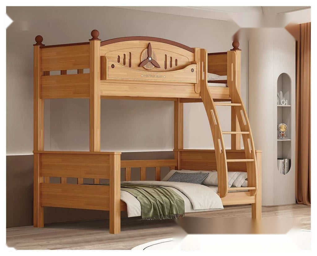 ANJU Little Pilot Aeroplane Wooden Bunk Bed