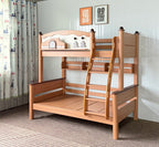 ANJU Pine Tree and Little House Wooden Bunk Bed with Optional Drawers and Bookshelf