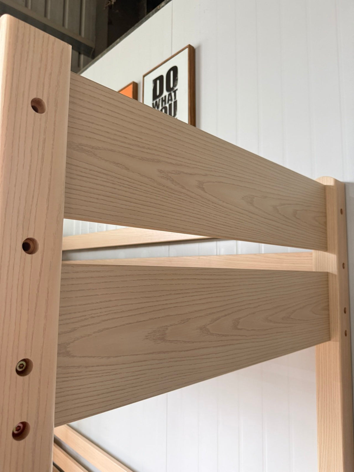 ANJU Wooden Bunk Bed with Round Disc and Porthole Details