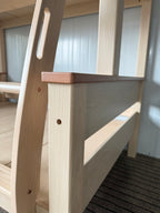 ANJU Wooden Bunk Bed with Round Disc and Porthole Details