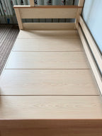 ANJU Wooden Bunk Bed with Round Disc and Porthole Details