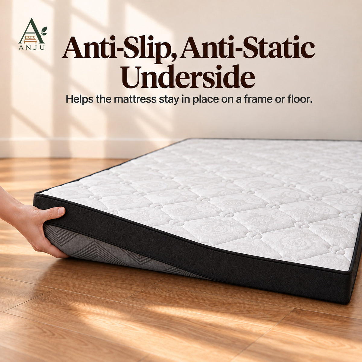 ANJU Two-Section Foldable Mattress, 8cm or 12cm, Single to King — image 7