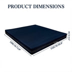 ANJU blue washable mattress size reference