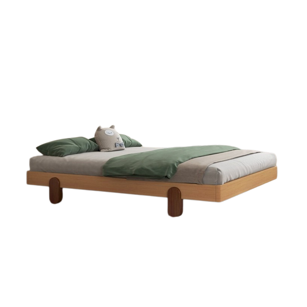 ANJU ZL21 bed frame with mattress styling preview