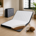 ANJU 8cm Foldable Mattress with Coconut Coir Layer for Compact Homes
